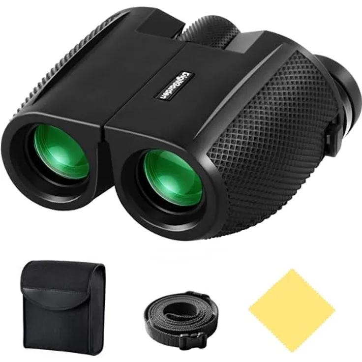 Digitgarden 12x25 Faltbares Mini-Fernglas, Kompakt & Leicht mit BAK4 Prisma und FMC Linsen, Ideal für Vogelbeobachtung, Reisen, Wandern, Outdoor, Sport