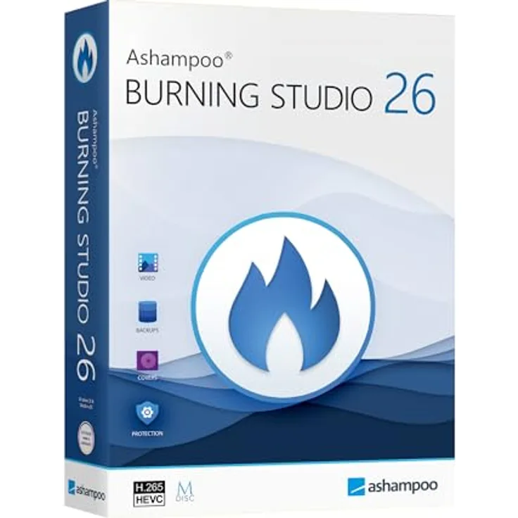 Markt + Technik Burning Studio 26, Multimedie Alleskönner zum Brennen, Kopieren, Sichern und Rippen für Windows 11, 10