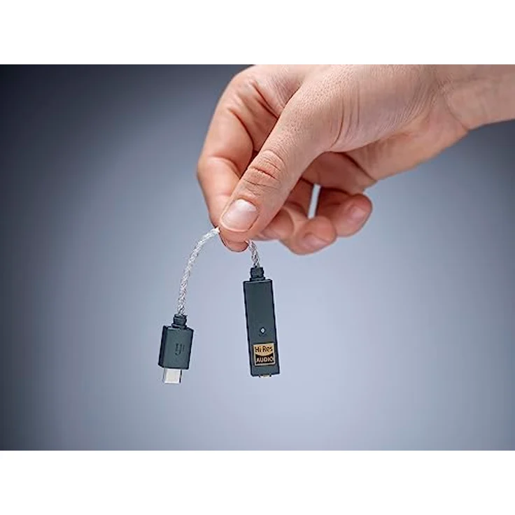 iFi GO link - DAC & Amplifier - USB-C auf 3,5 mm Adapter - Verbessert den Klang von jedem Gerät - Dynamic Range Enhancement - Flexibles Kabel - Unterstützt hochauflösende 32-bit/384 kHz/DSD256/MQA – Bild 3
