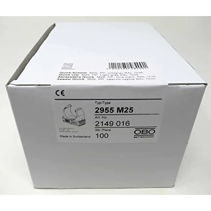 OBO Bettermann Quick-Klemmschelle lgr 2955 M25 – Bild 5