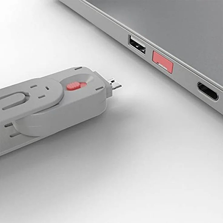 LINDY 40450 - USB Port Schloss (4 Stück) mit Schlüssel: Code Rot – Bild 6