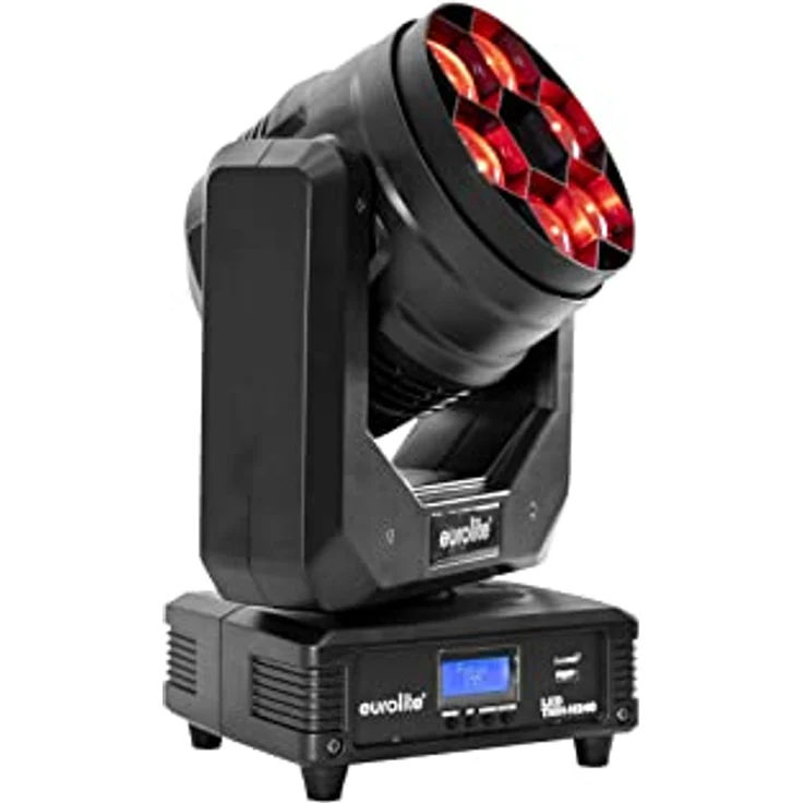 EUROLITE LED TMH-H240 Beam/Wash/Flowereffekt | Hybrid-Moving-Head mit RGBW-LEDs, Zoom, Makros, Mustern und Farbtemperaturvoreinstellungen – Bild 3