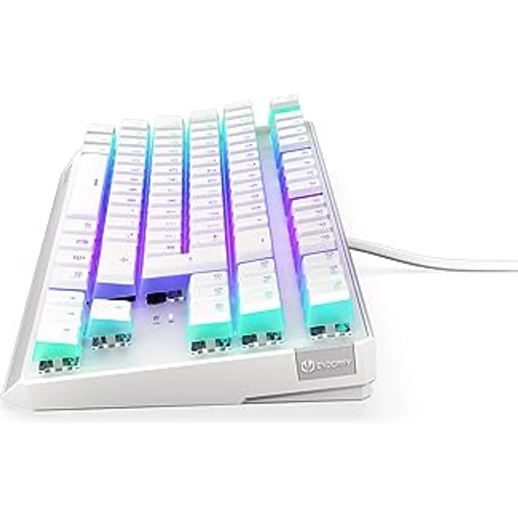 ENDORFY Thock TKL DE Kailh Red Onyx White Pudding, 80% TKL mechanische Tastatur, mechanische switches Kailh Red, keycaps aus Pudding PBT, Deutsches Layout QWERZ | EY5D013 – Bild 3