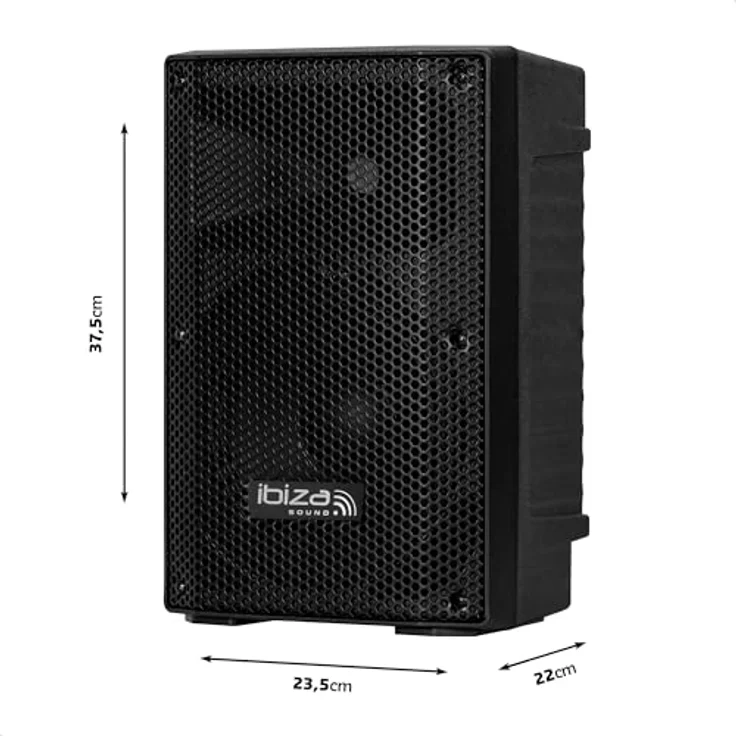 Ibiza XTK8A-MKII Aktiver 8"/20cm SONO-Lautsprecher mit Bluetooth, USB, SD, TWS, Bassreflexsystem, ideal für Party und Karaoke – Bild 5