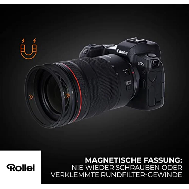 Rollei F:X Pro Magnet MK II Soft GND8, 67mm weicher Verlaufsfilter mit magnetischer Fassung zur Helligkeitsanpassung – Bild 2