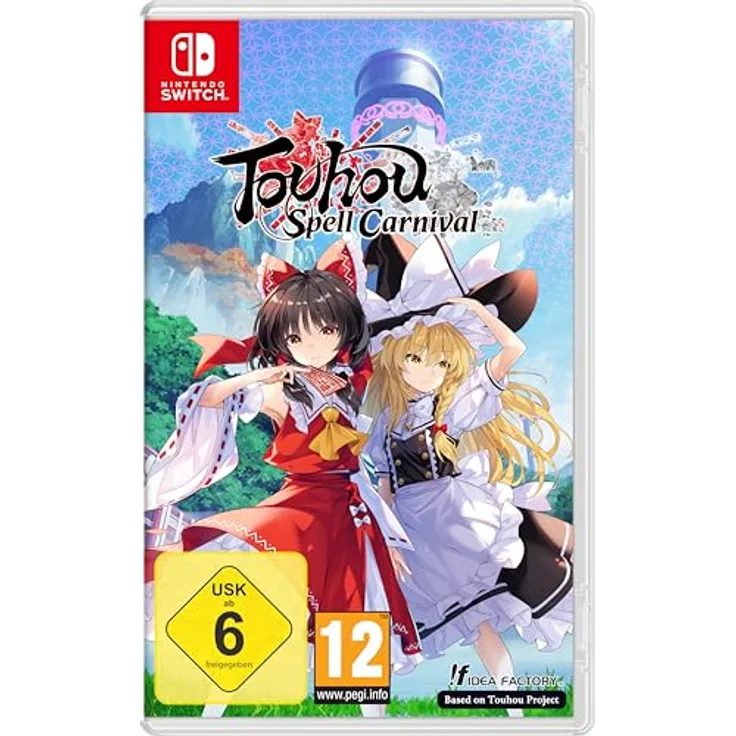 Reef Entertainment Touhou Spell Carnival – Day One Edition (Nintendo Switch), Strategy RPG with Bullet Hell Madness, Reversible Cover, English/French/Spanish Text