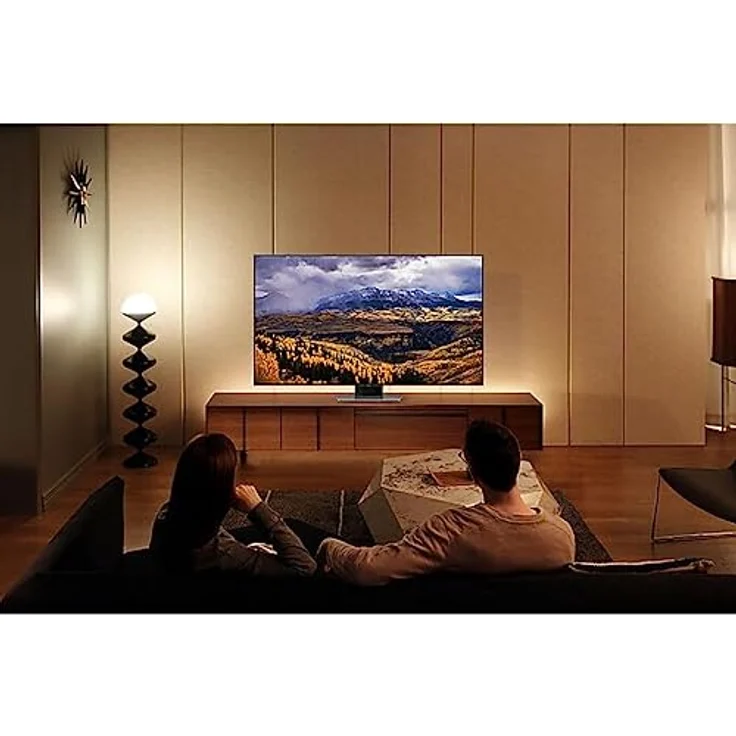 Samsung QLED 4K Q80C 98 Zoll Fernseher (GQ98Q80CATXZG, Deutsches Modell), Smart-TV, Direct Full Array, Neural Quantum Prozessor 4K, Real Depth Enhancer [2023] [Energieklasse F] – Bild 4