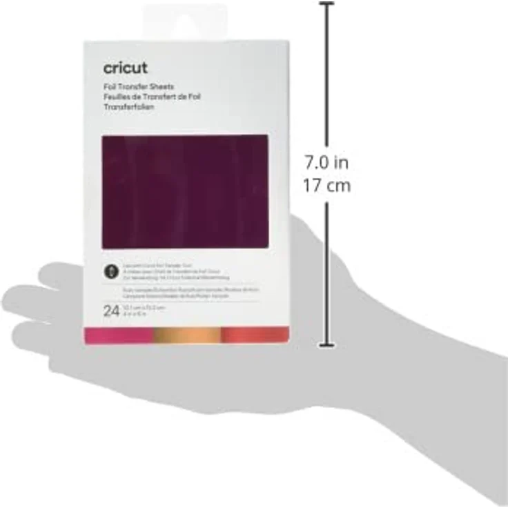 Cricut 2008717, Rubin Transferfolien-Sampler, (24 Stück), One Size – Bild 4