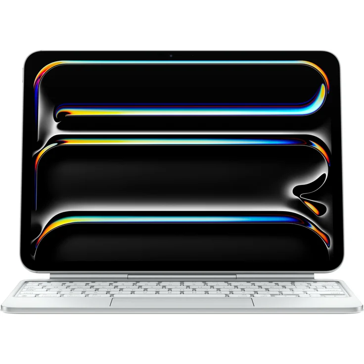 Apple Magic Keyboard für iPad Pro 11 M4, schwedisches QWERTY Layout, weiß – Bild 1