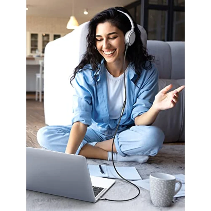 UGREEN Aux Verlängerungskabel 3.5mm, 3m, für Kopfhörer, Headsets, PCs, Handys und Lautsprecher – Bild 2
