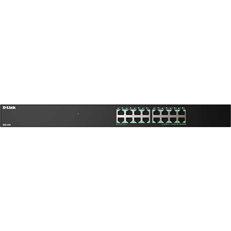 D-Link DMS-1016 16-Port 2,5G Multi-Gigabit Unmanaged Switch | Lüfterloses Metallgehäuse, Plug & Play, für SOHO, Wi-Fi 6/7 & IPTV – Bild 5