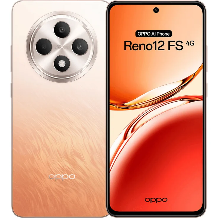 OPPO Reno 12 FS 8/512GB Orange, Smartphone mit 50 MP Dreifach-Kamera und Super VOOC Schnellladefunktion – Bild 1