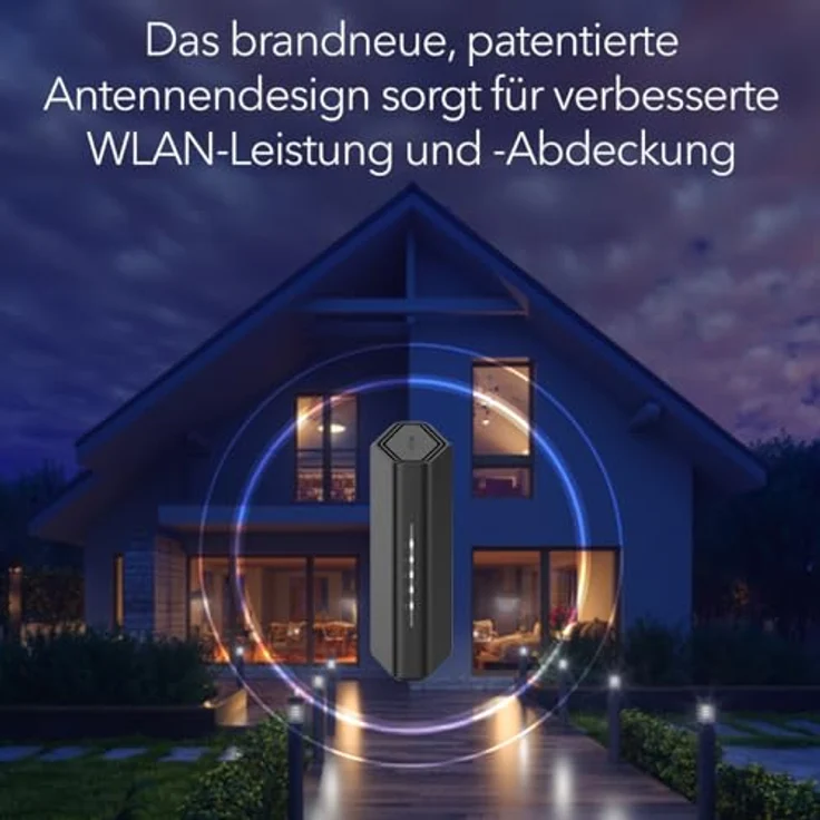 Netgear Nighthawk Dual-Band WiFi 7-Router (RS100) – bis zu 3,6 GBit/s, 135 m² Abdeckung, 50 Geräte – 2,5-Gig-Internetanschluss – Bild 5