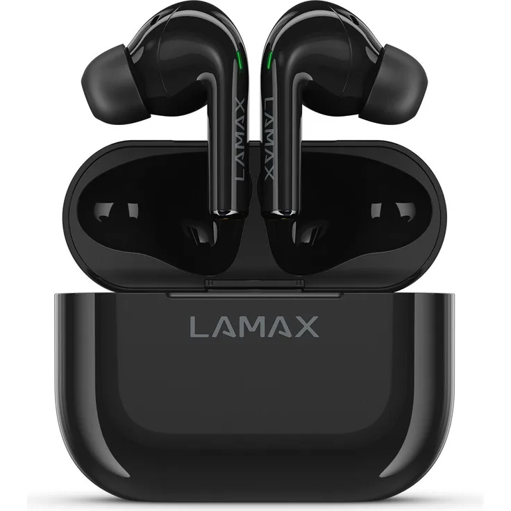 LAMAX Clips1 black, Wireless Kopfhörer mit bis zu 40 Stunden Akkulaufzeit und Touch-Steuerung