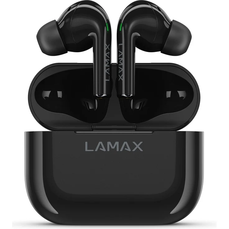 LAMAX Clips1 black, Wireless Kopfhörer mit bis zu 40 Stunden Akkulaufzeit und Touch-Steuerung