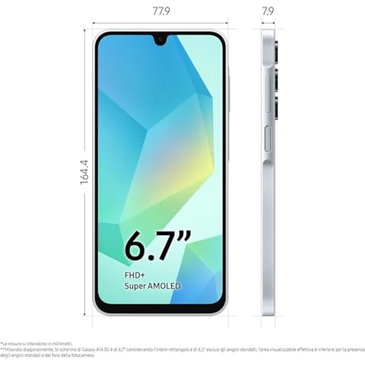 Samsung Galaxy A16 5G 256GB, Light Grey, Smartphone mit Dual-SIM und Android – Bild 3