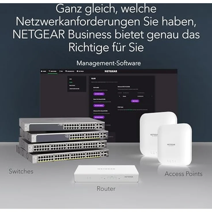 Netgear GS324P 24 Port Gigabit Ethernet LAN PoE Switch (mit 16x PoE+ 190W, Plug-and-Play, Desktop- oder Rack-Montage, robustes Metallgehäuse) – Bild 8