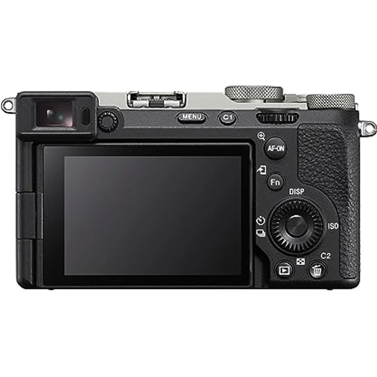 Sony Alpha 7C II | Spiegellose Vollformatkamera (kompakt, 33 MP, Echtzeit-Autofokus, 10 BPS, 4K Video, neigbarer LCD-Touchscreen) Silber – Bild 2