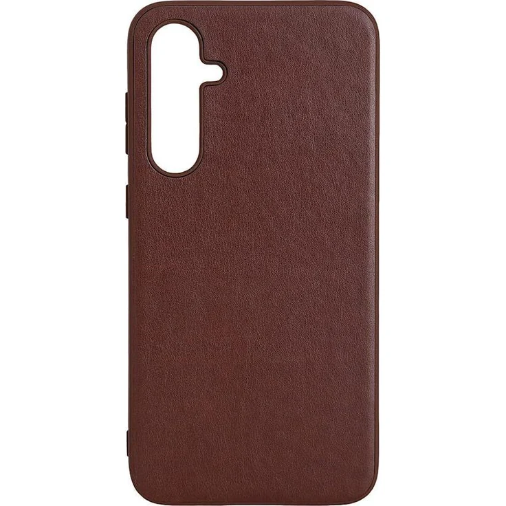 Buffalo Back cover PU für Samsung S23 FE 5G, Smartphone Hülle aus Kunstleder, Braun
