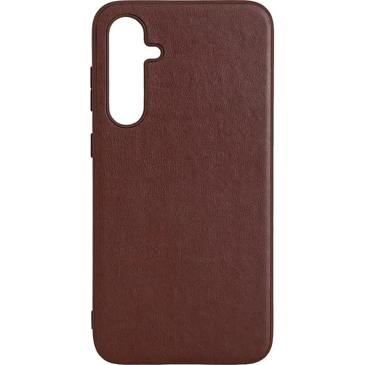 Buffalo Back cover PU für Samsung S23 FE 5G, Smartphone Hülle aus Kunstleder, Braun