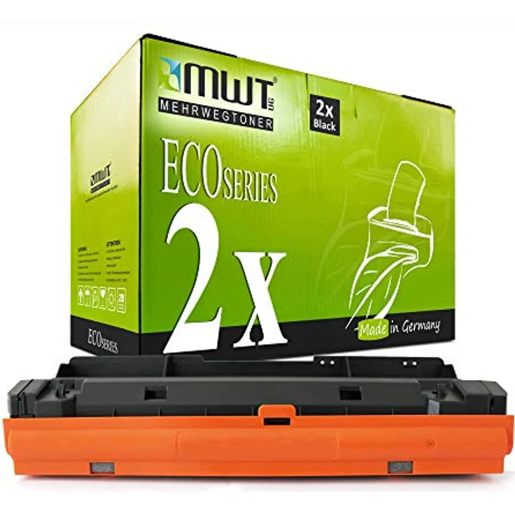 2X Kraft Office Supplies XXL Toner kompatibel für Samsung ProXpress M 3825 3875 4025 4075, Schwarz, 2x je ca. 10.000 Seiten, ersetzt MLT-D204E – Bild 1