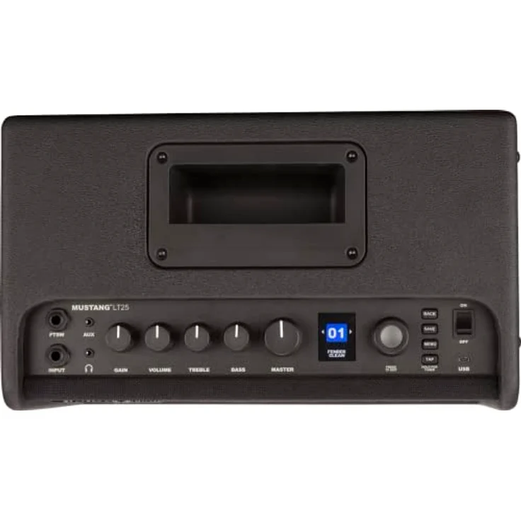 Fender Mustang LT25, 25 Watt Modeling Combo Verstärker für E-Gitarre mit 20 Verstärkersimulationen und 25 Effekten, 1,8 Zoll Farbdisplay – Bild 3