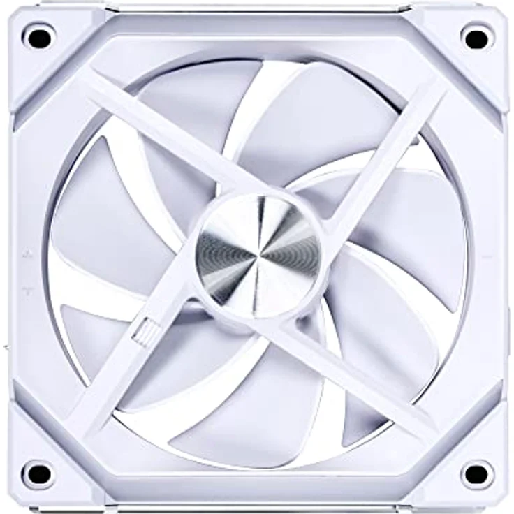 Lian Li PC Lüfter 120mm UNI FAN SL120 V2 RGB PWM - PC Fan - L-Connect 3-Software - 32 RGB-LEDs - Gehäuse Lüfter - RGB Lüfter 120mm - Gehäuselüfter 120mm - Lüfter PC - PC Lüfter RGB - Weiß – Bild 4