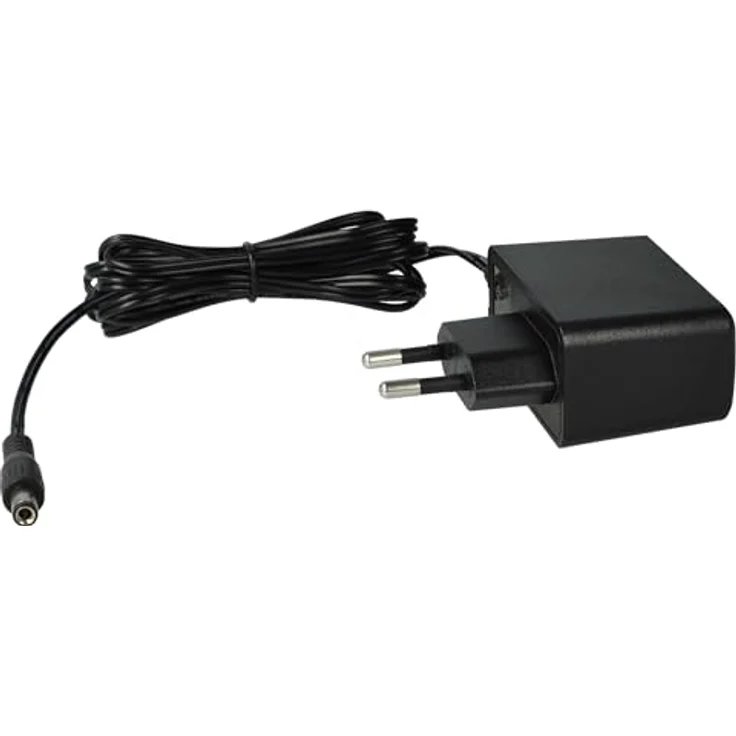 vhbw Netzteil kompatibel mit Poly Voyager 4220 UC, 4210 UC, 4220 Office, 4210 Office, 4210, 4220 Headset, Kopfhörer - 175 cm, schwarz 9V/1,0A, Euro-Stecker, Ersatznetzteil – Bild 4