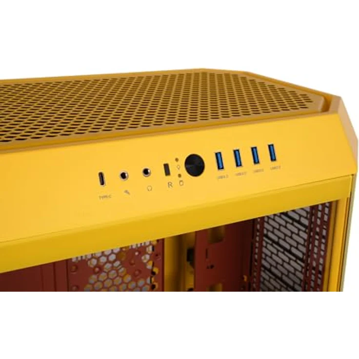 Thermaltake The Tower 600, Mid Tower Chassis mit vertikalem Design, Hidden Connector, Butter Caramel – Bild 5