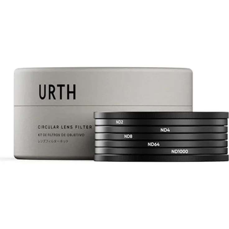 Urth 43 mm ND2, ND4, ND8, ND64, ND1000 ND Filter Kit (Plus+)