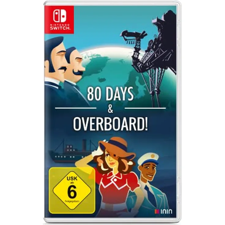 ININ 80 Days & Overboard! für Nintendo Switch, Steampunk-Visual Novel mit über 170 Städte und unendlichen Handlungsmöglichkeiten