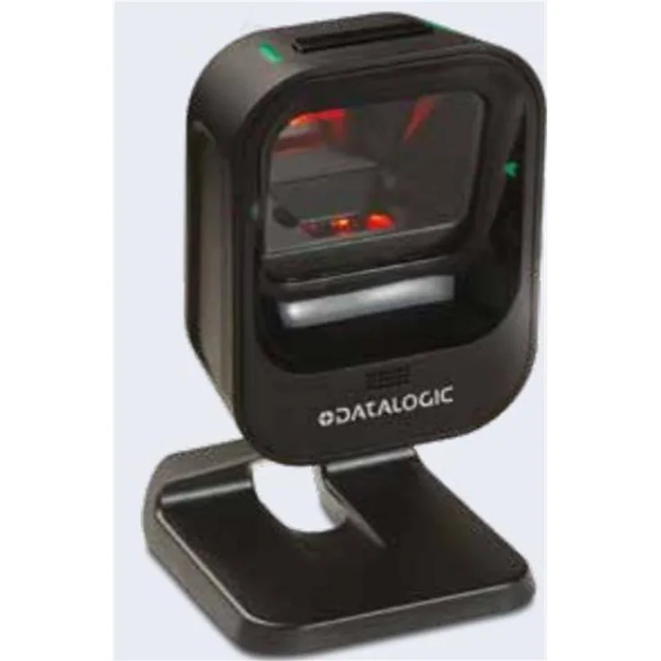 Datalogic Magellan 900i, Barcode-Scanner mit 2D-Imager-Technologie, kabelgebunden, Schwarz, inkl. magnetischem Standfuß und Green Spot