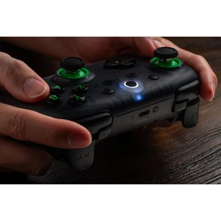 8BITDO Ultimate 2C Wireless T Gaming Controller, Transparent schwarz, Bluetooth, anpassbare Schnellauslöser, Hall-Effekt-Joysticks, Vibrationsfeedback für Nintendo Switch 2 – Bild 8