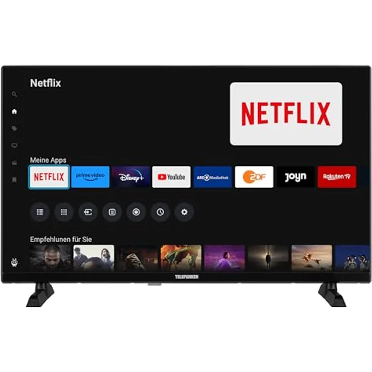 Telefunken 32 Zoll Fernseher/TiVo Smart TV (Full HD, HDR, HD+ 6 Monate inkl., Triple-Tuner) XF32TO750S – Bild 2
