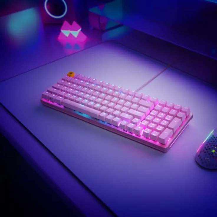 Glorious GMMK 2 Full-Size Tastatur - Fox Switches, DE-Layout, pink – Bild 6