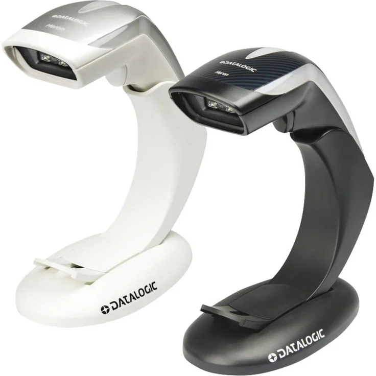 Datalogic 2D Barcode-Scanner Heron HD3430, USB-Kit mit Standfuss (1D-Barcodes, 2D-Barcodes), Barcode-Scanner, Schwarz