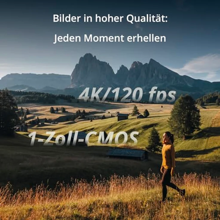 DJI Osmo Pocket 3 Kreativ Combo, Vlogging-Kamera mit 1-Zoll-CMOS und 4K/120 fps Video, 3-Achsen-Stabilisierung, schnelles Scharfstellen, inkl. Mikrofon für klaren Ton, kleine Kamera für Fotografie – Bild 2