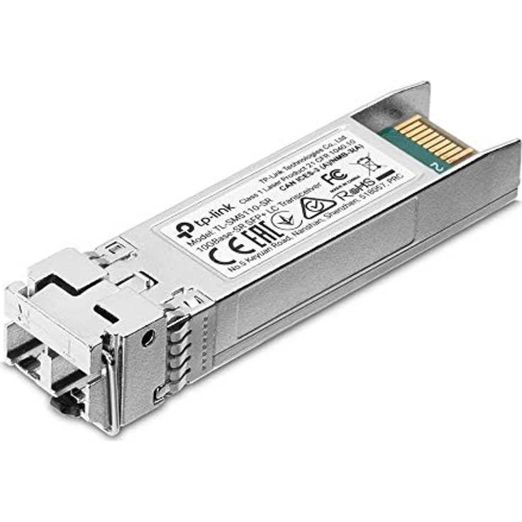 TP-Link SM6110-SR, 10G/25Gbase-SR SFP+/SFP28 LC Transceiver bis 300m, Silber, Hot-Swap, Digital Diagnostics Monitoring, für SX6632YF, SG3428X und SG345 – Bild 1