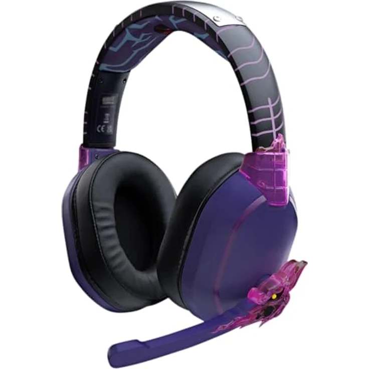 Lexip Casque Sasuke Design by TSUME, Gaming-Headset kabellos mit abnehmbarem Mikrofon, limitierte Serie – Bild 1