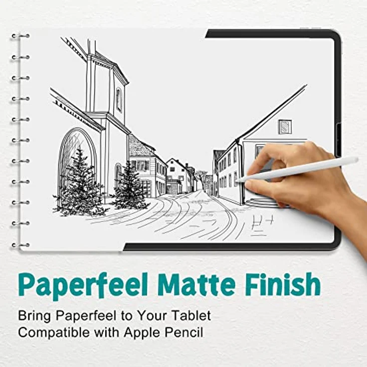 PAPERFEEL Paperfeel Folie für iPad A16/11./10. Generation 11/10,9 Zoll 2025/2022, Matt Papier Displayschutzfolie, Anti-Fingerabdruck, Blendschutz, 2er Pack – Bild 2