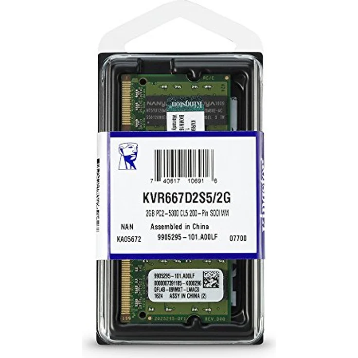 Kingston Technology 2GB 667MHz DDR2 Non-ECC CL5 SODIMM (KVR667D2S5/2G) – Bild 4