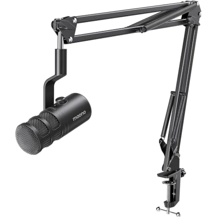 MAONO PD100 Gen2S USB/XLR Dynamisches Mikrofon, 192kHz/24bit Studio-Klang, Mute-Taste, Echtzeit-Monitoring, Metallgehäuse, Komplettset für Podcast und Streaming – Bild 1