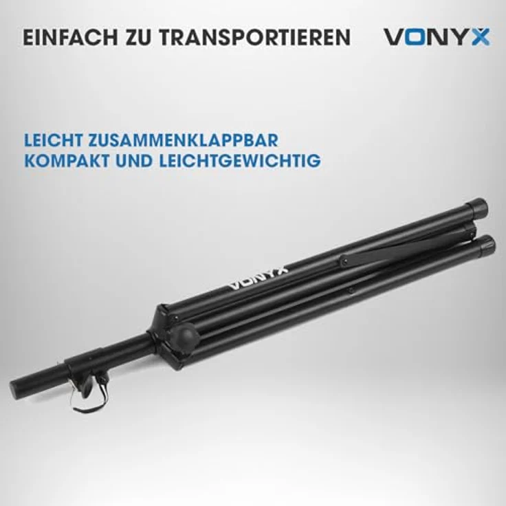 Vonyx LS04 Lautsprecherständer Pro schwarz 80kg – Bild 8