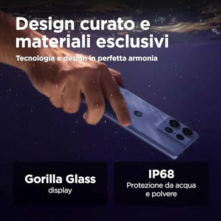 motorola Edge 50 Pro 12/512 GB, 16,9 cm (6,67 Zoll) POLED Super HD 1,5 K, 50-MP-Kamera mit IA und Teleobjektiv x3, Turbo Power 125 W (im Lieferumfang enthalten), Dual-SIM, Luxe Lavender – Bild 2