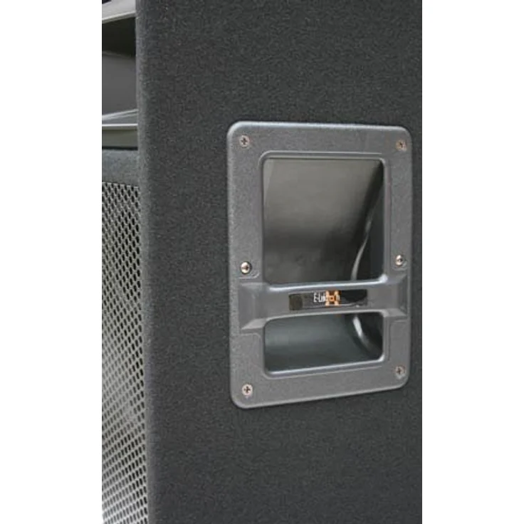 E-Lektron 600W DJ Party Lautsprecher Box - 30cm / 12" Bass PW30 - Stereo 3-Wege Bassreflex System, Schwarzes Metallgitter, Eingelassene Handgriffe – Bild 3