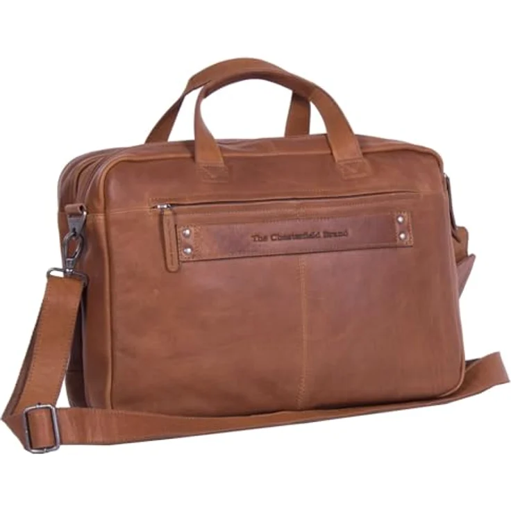 The Chesterfield Brand Aktentasche Ryan 1015 (17.30"), Notebooktasche aus gewachstem Rindleder, Vintage-Look – Bild 2