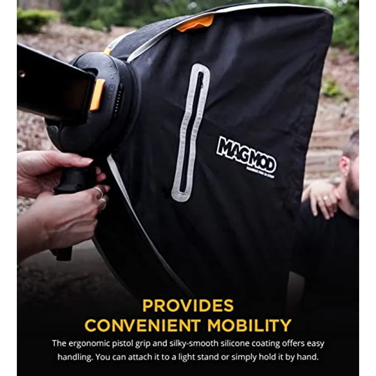 MagMod MagShoe v2 – Universal-Kaltschuh-Blitzhalterung für Off-Kamera-Blitz, LED-Lichtfelder, Regenschirm-Modifikatoren, MagBox PRO 106,7 cm Octa Softbox und MagBox PRO 91,4 cm Streifen – Bild 5