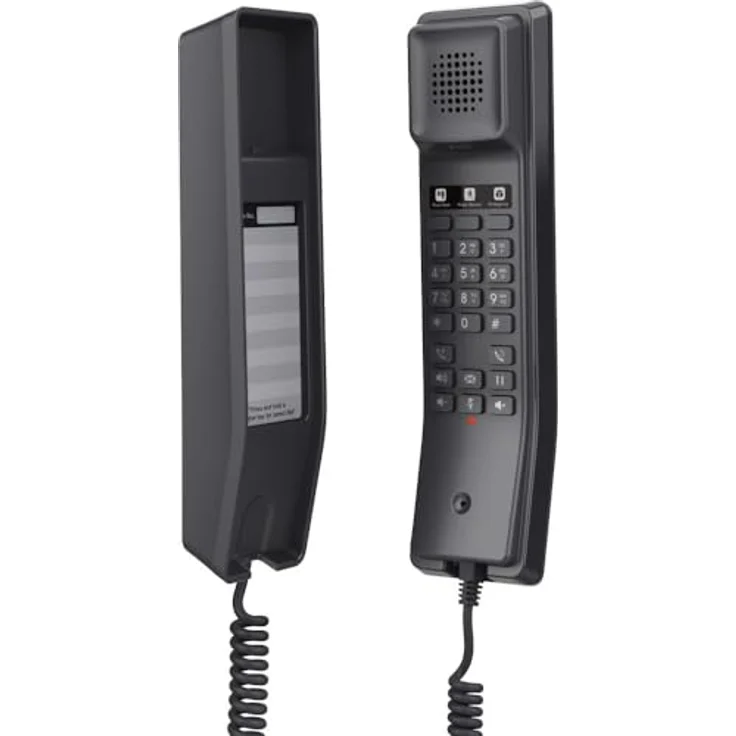 Grandstream GHP611W, IP-Telefon in Schwarz, Kabelgebundenes Mobilteil, 2 Zeilen, Gigabit Ethernet, 10/100 Mbit/s – Bild 4