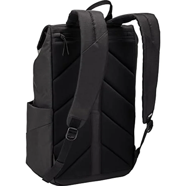 Thule Lithos Rucksack 16L, Laptop-Tasche mit gepolstertem Laptop- und Tabletfach, schwarz – Bild 2