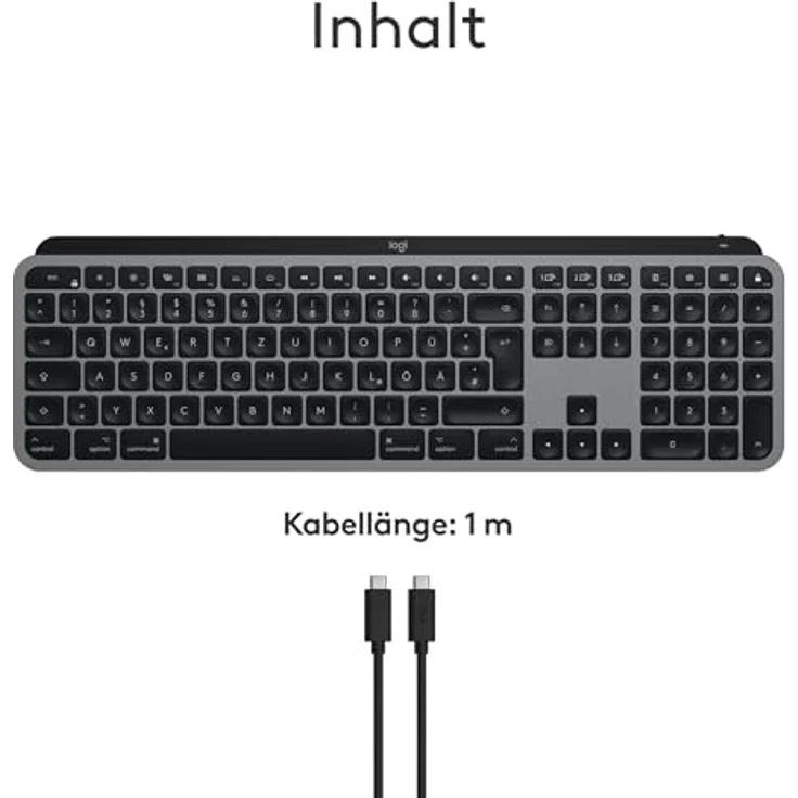 Logitech MX Keys S for Mac, Kabellose Tastatur mit Hintergrundbeleuchtung, macOS Optimiert, Grau – Bild 10